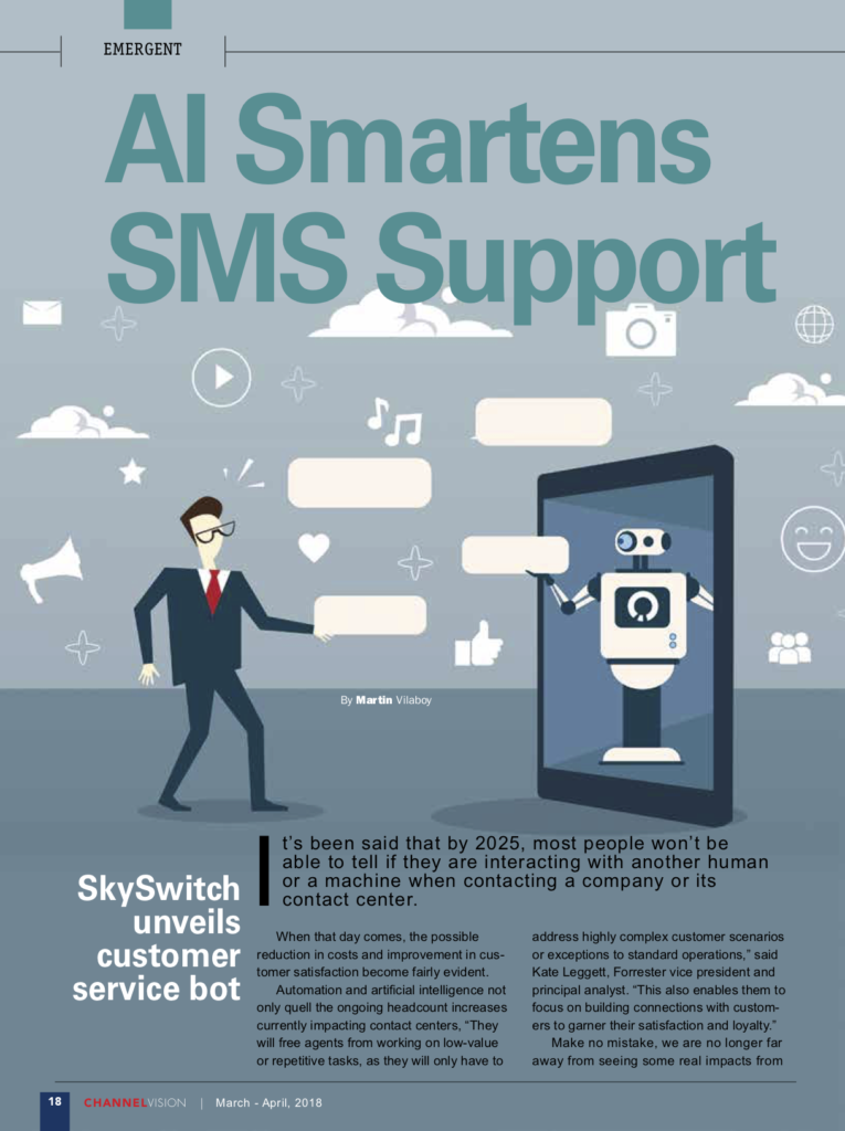 Sms Vision AI Smartens SMS Support - SkySwitch