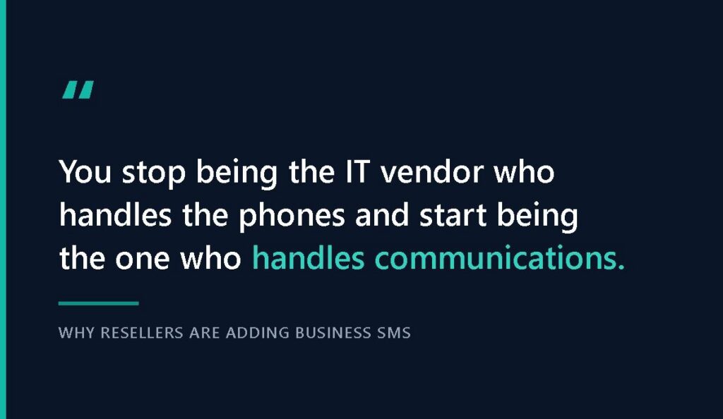 Why Resellers Are Adding Business SMS image
