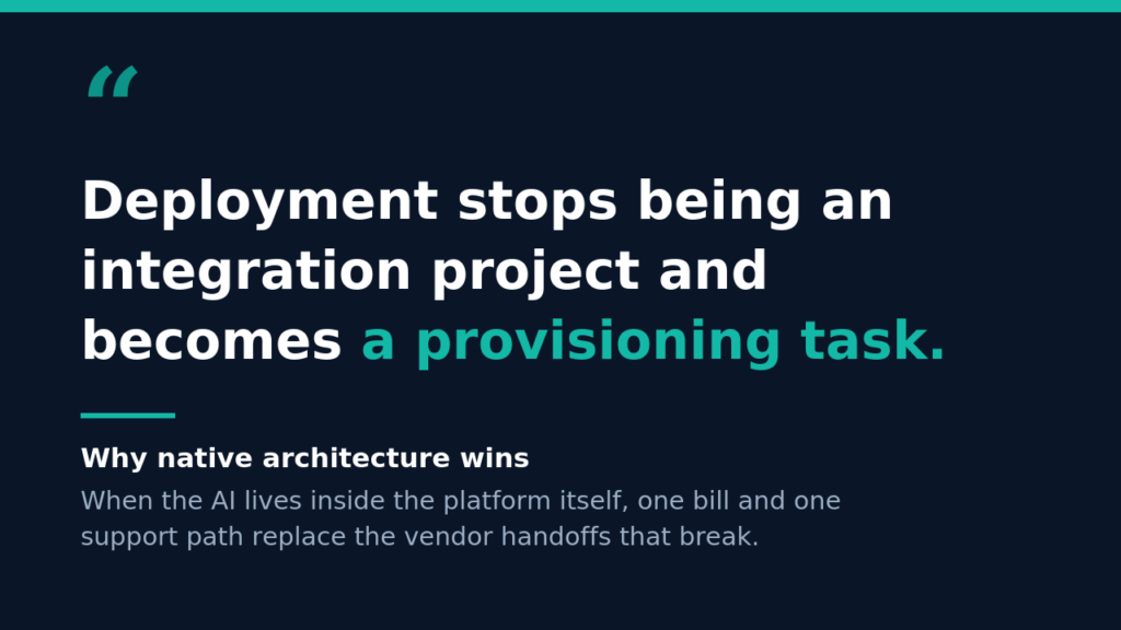 Why Native AI Architecture Wins for Resellers